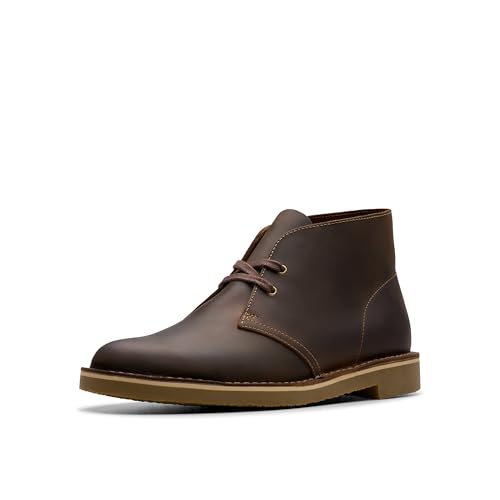 Clarks Men's Shepton Chukka Boots Beeswax Leather