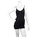 Pop Fashion Womens Shapewear Bodysuit Tank Top Sexy Lingerie Slip Underwear Body Shaper Cami (S/M, Black)