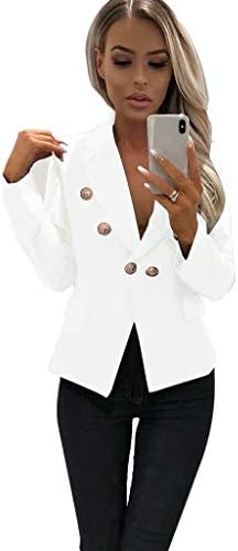 Woman Coat Jaminy Women Long Sleeve Blazer Open Front Short Cardigan Suit Jacket Work Office Coat