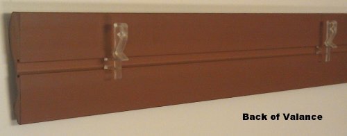 2 inch Hidden Channel Valance Clips for Horizontal Wood Mini Blinds from Shade - 10 Pieces - Thumbnail 2