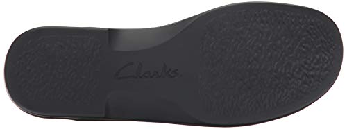 CLARK'S Women's Patty Tayna Mule, Dark Tan Leather, 8.5 M US