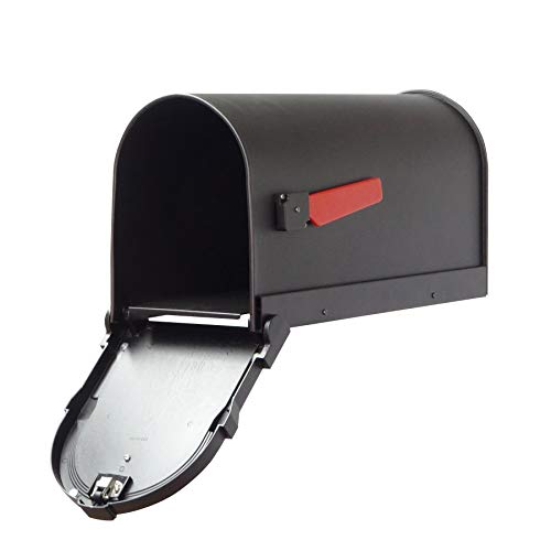 Special Lite Products SCS-1014-BLK Savannah Curbside Mailbox, Black