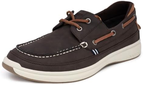 Born Mariner 3-Eye Boat Shoe leather loafer comfort size 9M men’s brown slip on Born Men main image 3