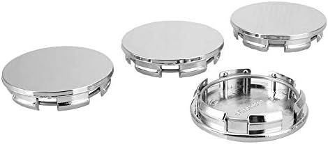 Wheel Center Cap Wheel Hub Cover Premium Silvery White 4Pcs 60/54mm Hard Wearing Replacement Tire