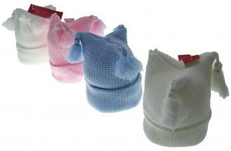 CURLY TOPS TASSEL BABY WINTER HAT, PINK (UP TO ONE YEAR) FOR GIRLS