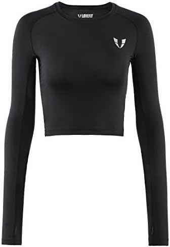 V LOVEFIT Womens Yoga Workout Long Sleeve Sports Shirts