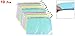 Uxcell a13041600ux0430 10 Pcs Netting Surface A3 Document File Holder Zipper Bag Multicolor (Pack of 10)
