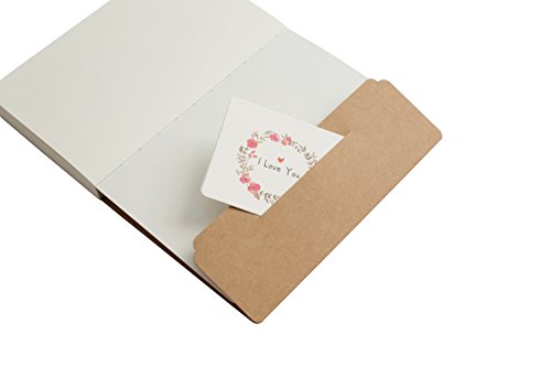 Kraft Cover Blank 100g Full Wood Paper Sketch Book - 112 Sheets / 224 Pages - 140 Millimeters by 210 Millimeters - 350gsm Kraft Paper