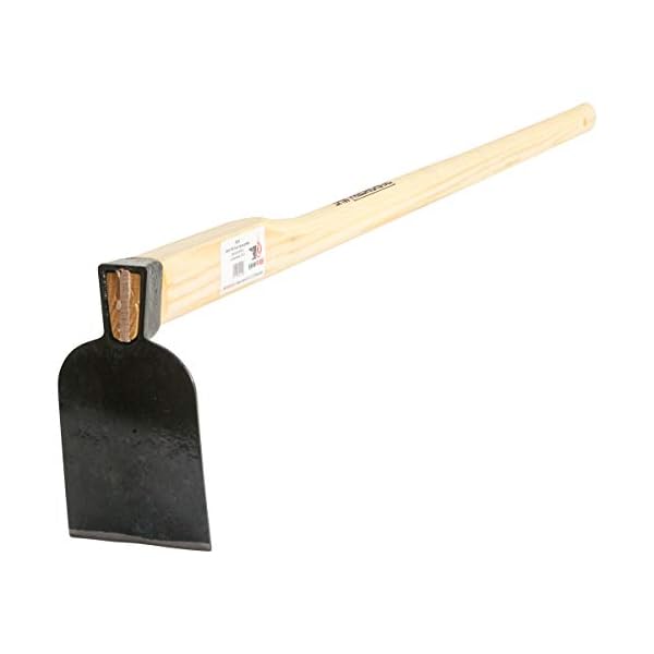 SHW-FIRE Kleinhacke - Profi-Gartenhacke aus Spezialstahl und sehr robust - 135cm Stiel - für weiche und Harte Böden