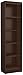 South Shore Axess 5-Shelf Narrow Bookcase, Chocolate