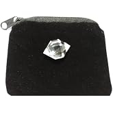 GEMSCITE Large Herkimer Diamond Crystal Charm, Natural Quartz Pendant for Jewelry Making