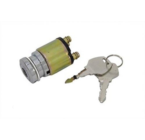 V-twin Chrome Ignition Key Switch 32-0416