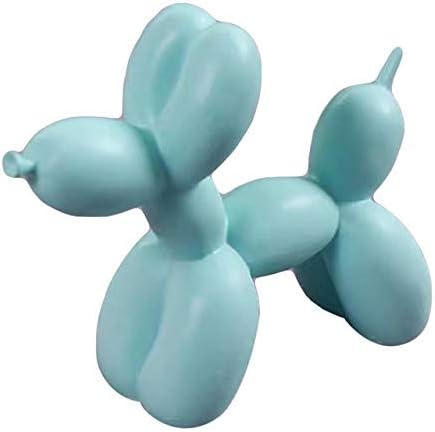 Galjanoplastia Lindo Pequeño Globo Estatuas de Perro Escultura de