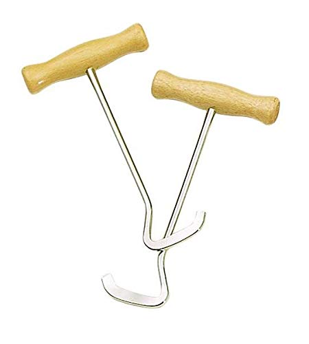 Perri's Boot Pulls with Wooden Handles, One Size