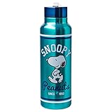 Silver Buffalo Peanuts Snoopy Collegiate Stainless