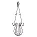 Romantic Hanging Drop Glass Vase in Metal Basket w/Hanger & Gift Box G132M Hanging Floral Wall Vase with Metal Basket Holder and Hanger. Romantic Decor & More