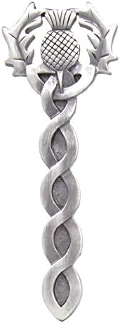 Pewter Scottish Thistle Kilt or Cloak Pin