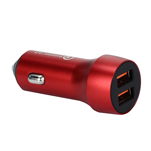 Car Charger,Double QC3.0 Dual USB Car Charger 2 Port 12-24V Cigarette Socket Lighter