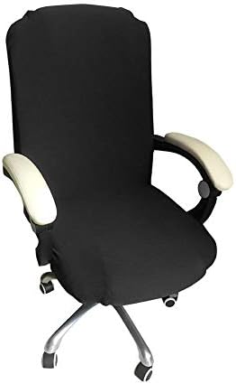 Ablerfly Office Chair Cover Spandex Stretch Swivel Computer Office Desk Chair Covers Stretch Rotating Pure Color Chair Cover Chair Slipcover Protector