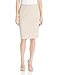 Calvin Klein Women's Lux Solid Pencil Skirt, Latte, 8