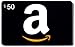 Amazon.com $50 Gift Card in a Greeting Card (Amazon Surprise Box Design)