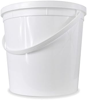 Food Grade 1.25 Gallon Bucket - 20 Pack With Lids