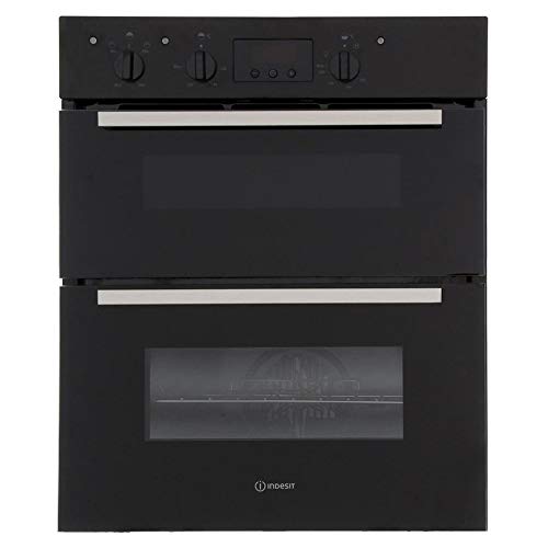 Indesit IDU6340BL Aria Electric Built Under Double Oven Black Buy
