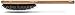 GranNaturals Boar + Nylon Bristle Oval Hair Brush with a Wooden Handle