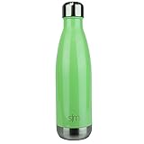 Simple Modern Vacuum Insulated 17oz Wave Bottle - Double Walled Stainless Steel Water Thermos - Cola Style Hydro Swell Tumbler - Compare to S'well