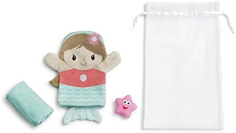 Demdaco Baby 3 Piece Bath Gift Set, Mermaid