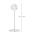 10 Pieces 8.6 inch Tall Place Card Holders Table Number Stand Table Card Holders Table Picture Holder Wire Photo Holder Menu Memo Clips (Silver) …