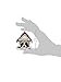 Shih Tzu Black and White Ornament A Great Gift For Shih Tzu Owners Hand Painted and Easily Personalized 