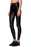 Koral Activewear Lustrous High Rise Legging Black Womens Active Sparkle Yoga Leggings