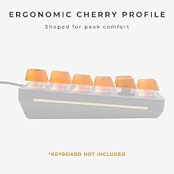 Glorious Polychroma Keycaps: Clear for RGB Shine