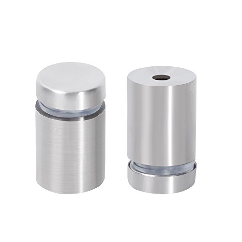 image for LuckIn Stainless Steel Standoff Screws 19 x 30 mm Wall Mount Advertisi