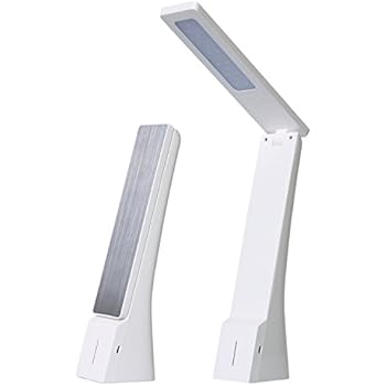 LED Desk Lamp Battery Powered，Rozky Cordless Foldable Task Light ，Portable Modern Design Touch Control with USB/Rechargeable Battery Operated for Living Room/Kids/Reading/Relax/Bedtime, 3 Light Modes