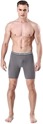 NewlyBlouW Mens Plus Size Underwear, Male Comfortable Breathable Boxer Briefs Shorts Bulge Pouch Underpants
