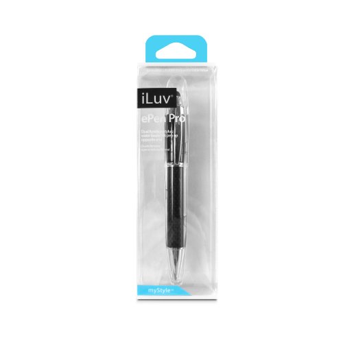 iLuv iCS810BLK ePen Pro-Stylus with Pen for theÂ  iPad (iCS810BLK)