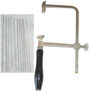 High Quality 1 Jewelers Saw Frame w/ 12 Intricate Cutting Saw Blades ..... Best Seller on Amazon!