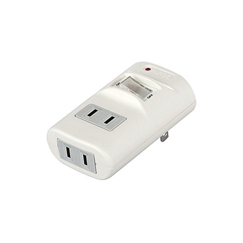 バッファロー 2分配タップ 集中スイッチ 雷サージ防止付き ホワイトの商品画像