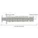 SHAOTONG 20ml/cc Syringes without Needle No Rubber Plunger, Reduce Mess, 20 Pack