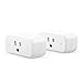 eufy by Anker, Smart Plug Mini, Works with Amazon Alexa and The Google Assistant, Wi-Fi Enabled, White, No Hub Required, Set Schedules, Countdown Timer, Control Remotely, Away Mode (2 Pack)