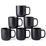 AmorArc 14oz Coffee Mugs Set of 6, Ceramic Coffee