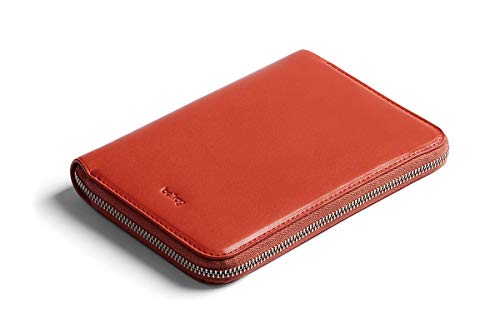 Bellroy Travel Folio (2 passports, 4-8 cards, boarding passes, cash and a pen) - Tangelo - RFID