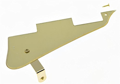 KAISH Gold Mirror LP Guitar Pickguard with Gold Bracket for Epiphone Les Paul