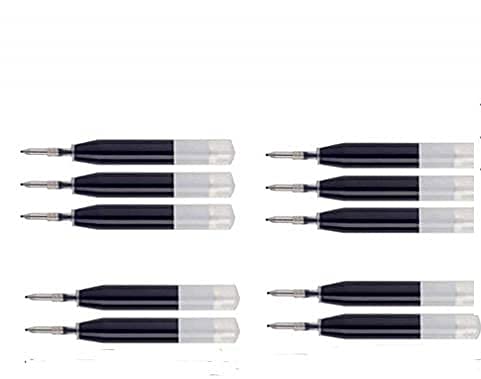 Intrepid 10 Black Cross Quality Refill Cartridges for Cross ION, Gelicious, Vice, Roadster and Matrix Pens (Bulk Pack)