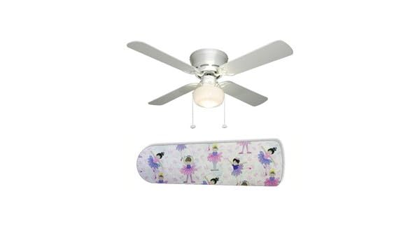 Little Girls Ballerinas Ceiling Fan Baby Room Ceiling Light
