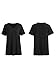 ROMWE Women's Loose Tee Short Sleeve V Neck T-shirt Casual Top