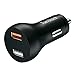 Fast USB Car Charger Quick Charge 3.0 30W 5.4A Fast Charging Adapter for Samsung Galaxy S10/S9/S8/S7/Plus, Note 9/Note 8, iPhone Xs/XS Max/XR/X / 8/7/ 6/ Plus, Google Pixel and More Cell Phones