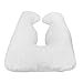ZENY Pregnancy Pillow Maternity Belly Contoured Body U Shaped Extra Comfort Cuddler Comfort Body Support Pillow(White)